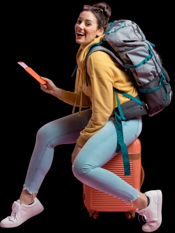 Traveling girl